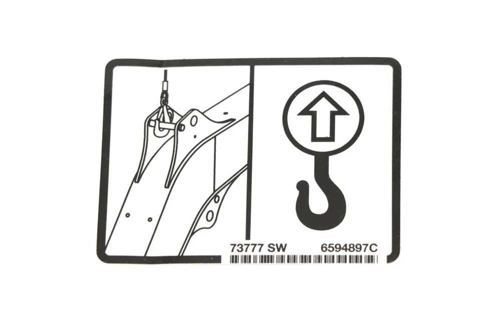 6594897 — Decal, Boom Lift