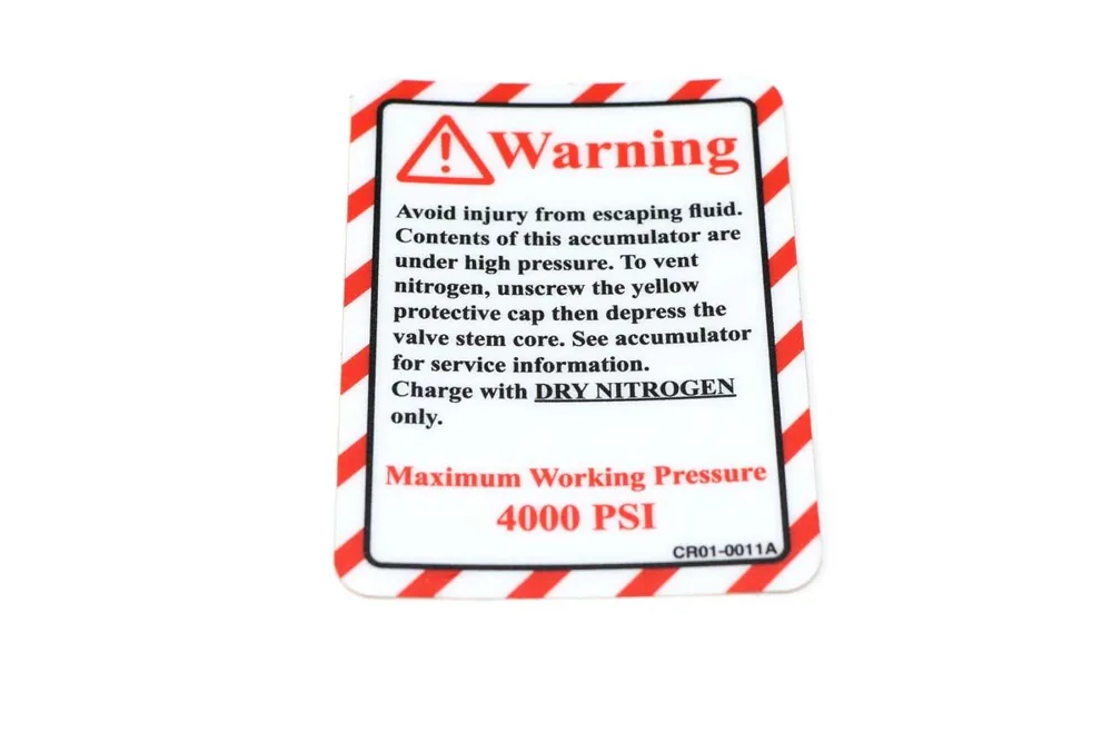 6684688 — Decal Warning