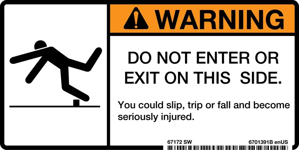 6701391 — Decal, Exit