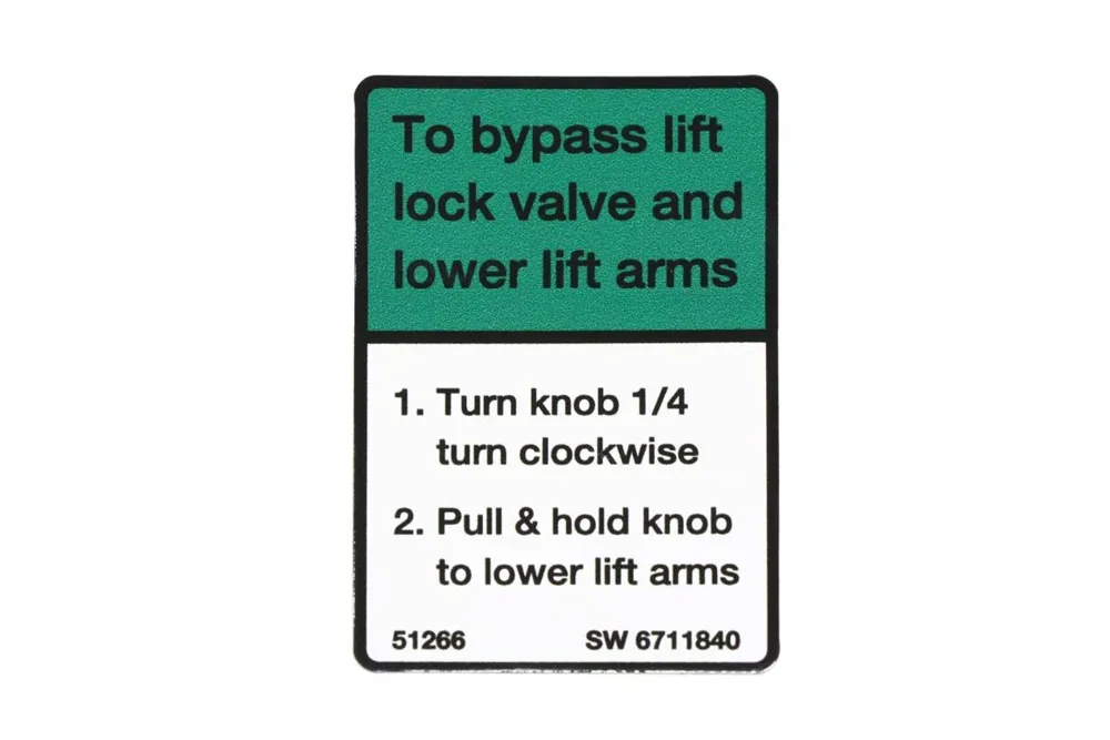 6711840 — Decal, Instruction (EN)