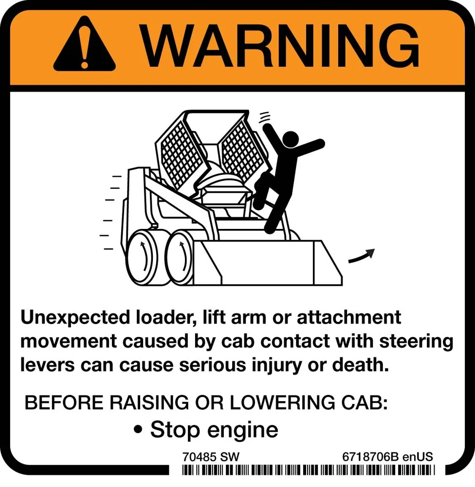 6718706 — Decal Warning