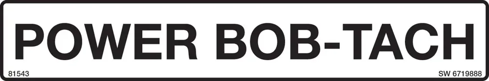 6719888 — DECAL POWER BOBTACH