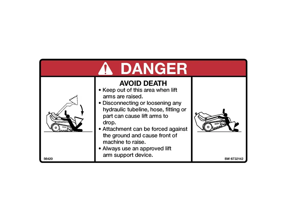 6732142 — Decal Danger