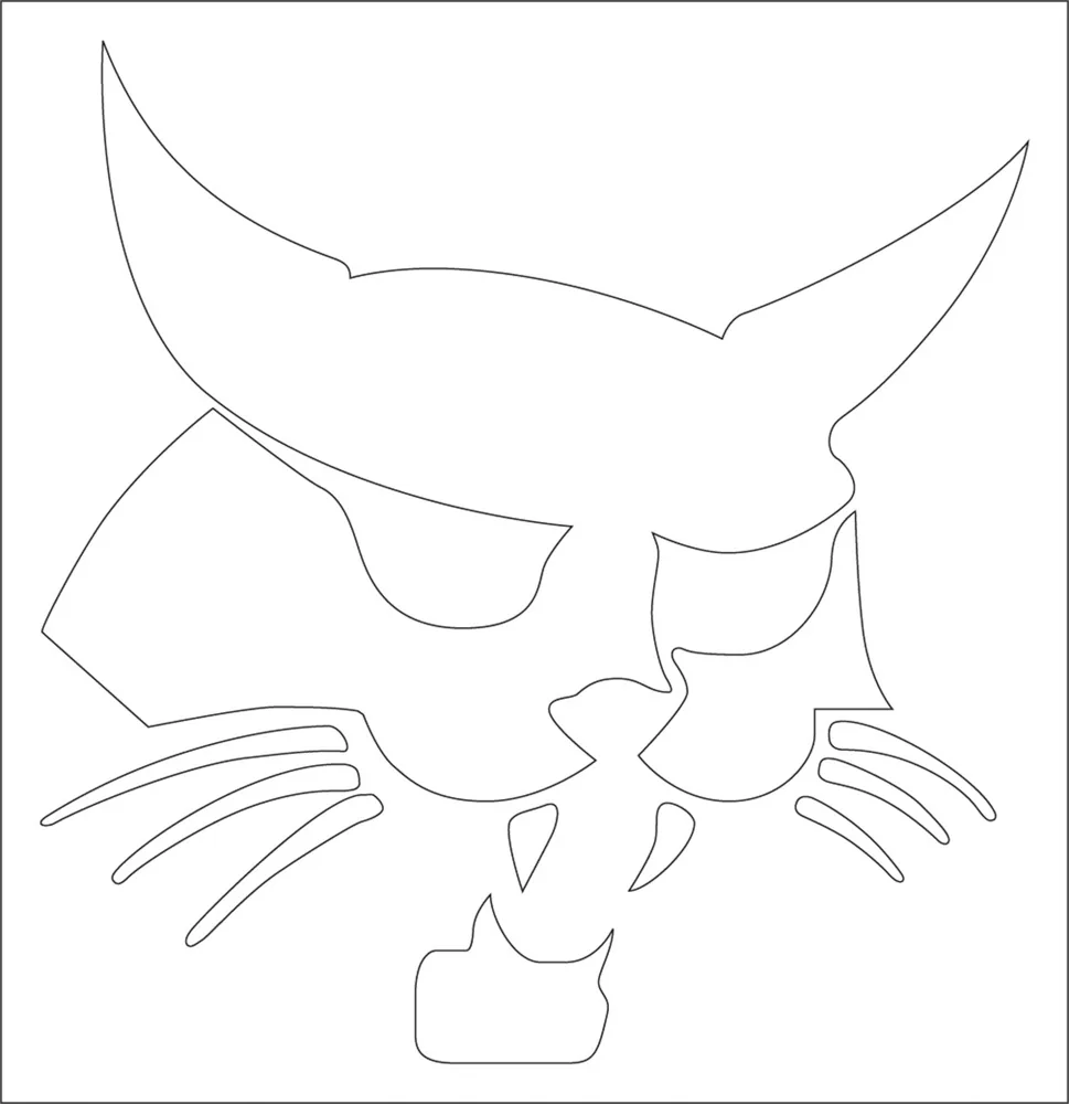 6732489 — Decal Bobcat