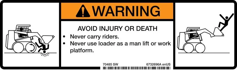 6732696 — Decal Warning