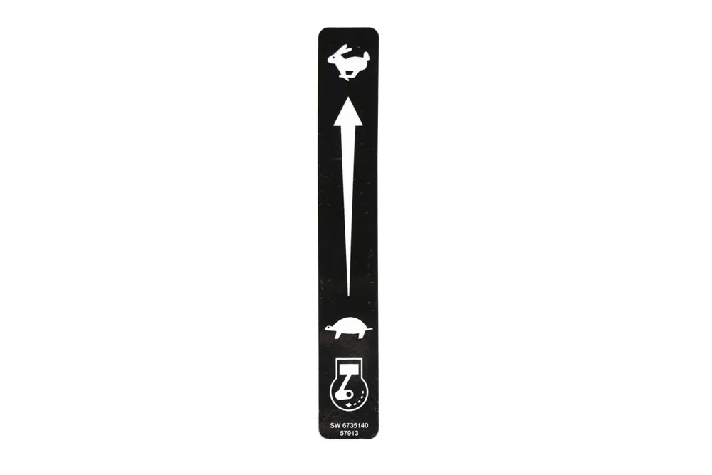 6735140 — Decal, Throttle