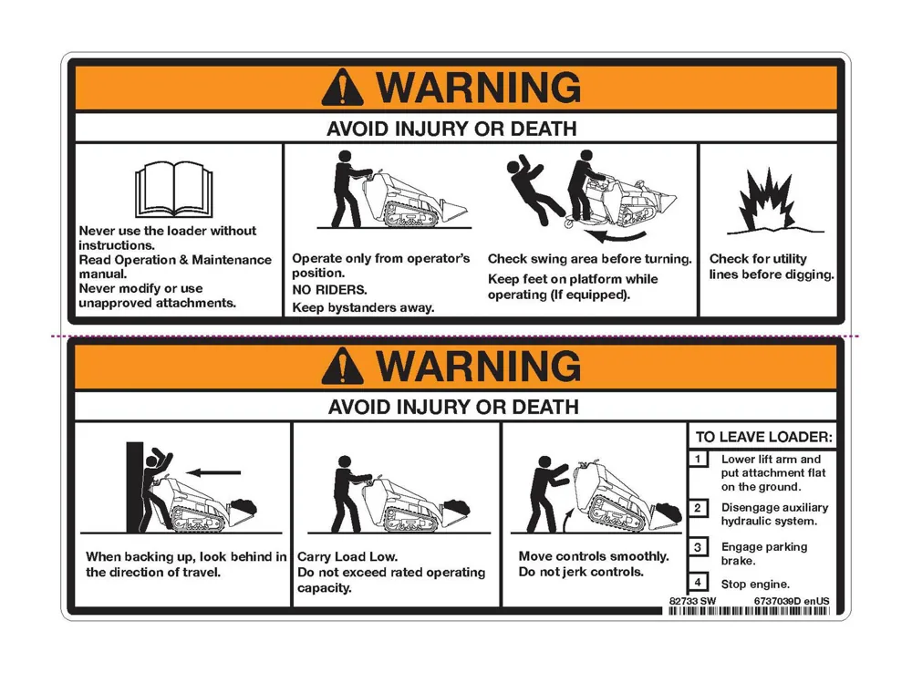 6737039 — Decal Warning