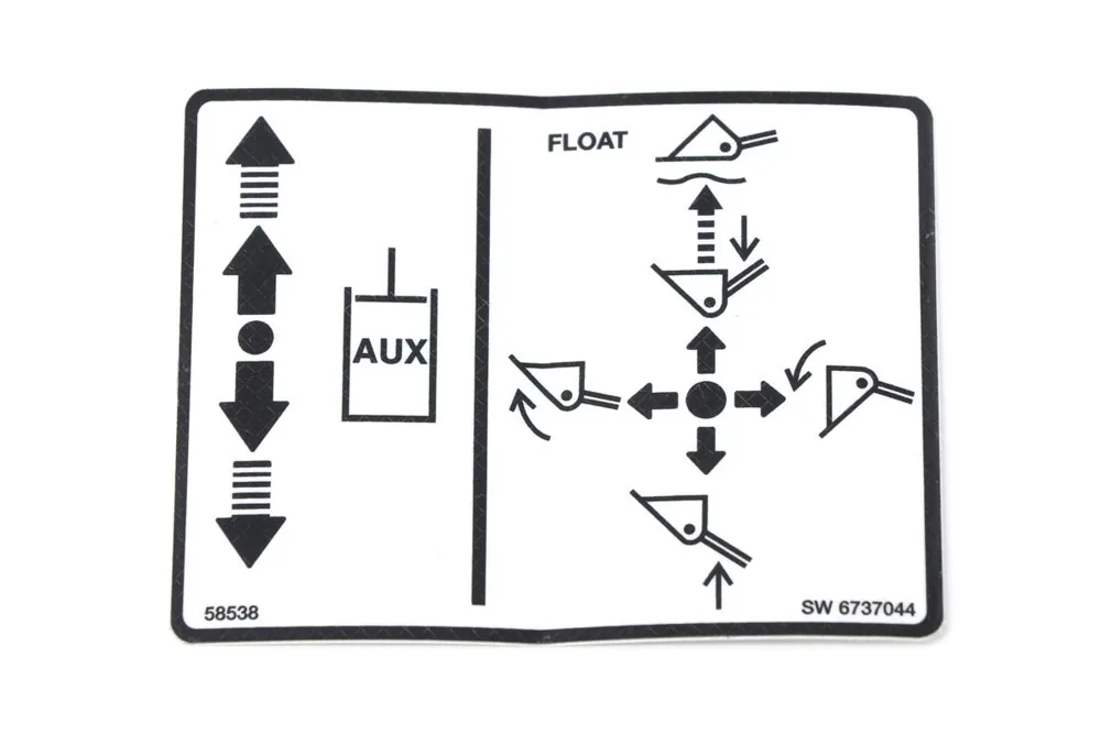 6737044 — Decal, Controls