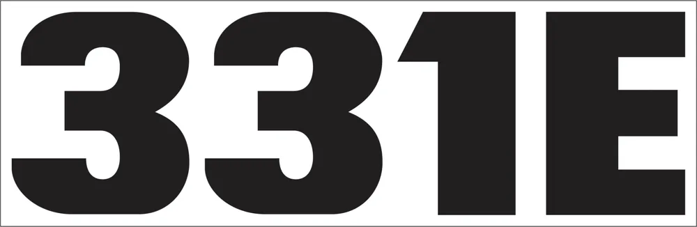 6806165 — Decal, Model 331E