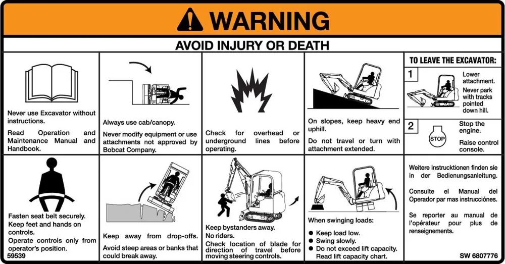 6807776 — Decal Warning