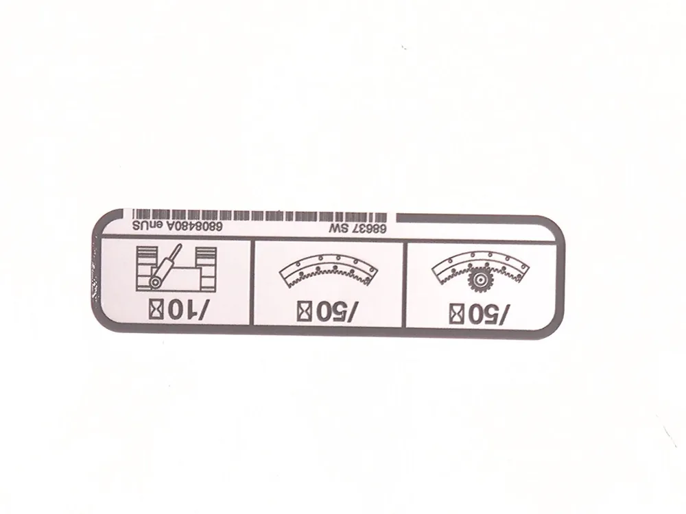 6808480 — Decal, Remote Grease
