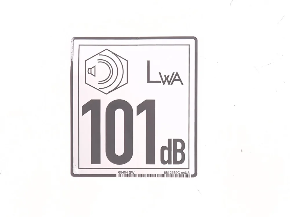 6812569 — Decal, Sound Power