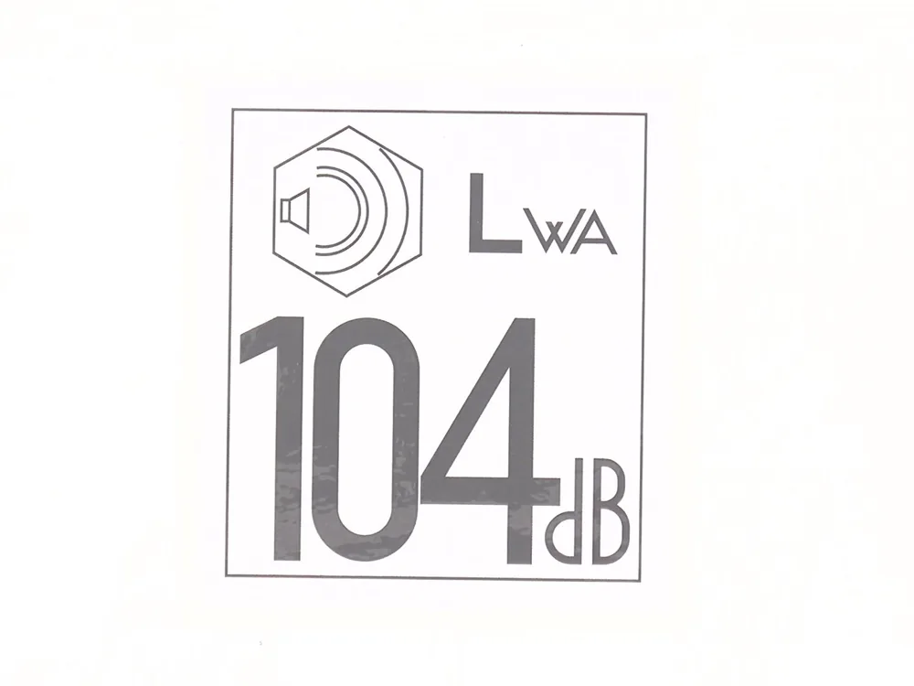 6922205 — Decal, 104 dB