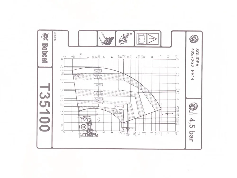 6936037 — Decal, T35100 Chart