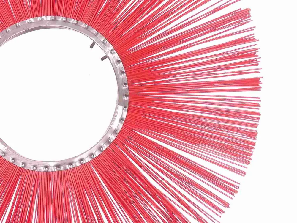 6987644PACK — Convoluted Steel / Poly Ring Brush 254 x 815mm - 20 pieces