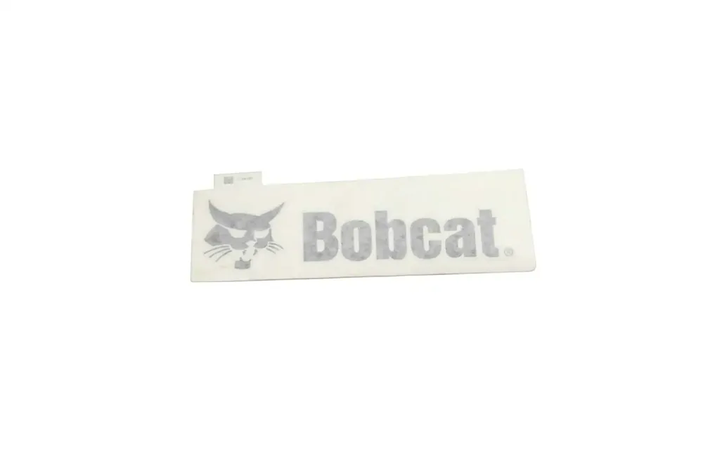 7025463 — DECAL, HOOD SIDE BOBCAT BLK