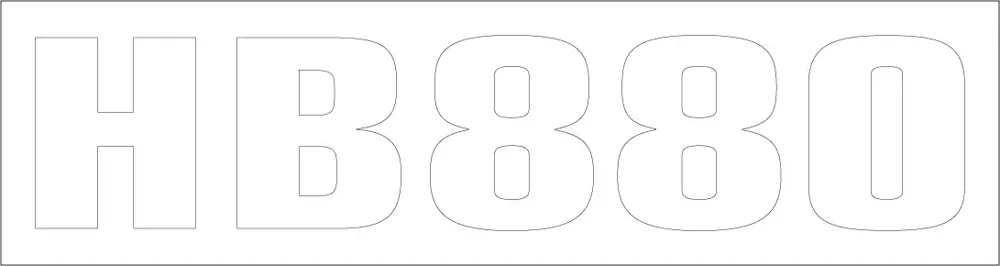 7112675 — DECAL MODEL HB880