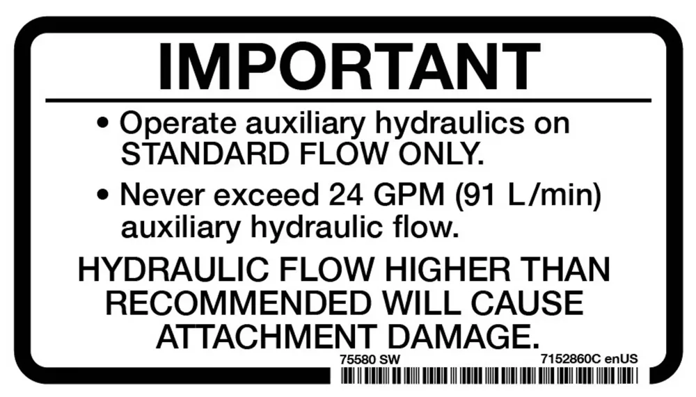 7152860 — DECAL, FLOW MAX