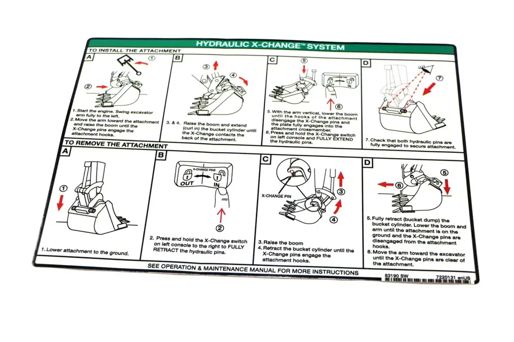7220131 — DECAL HYD X-CHANGE