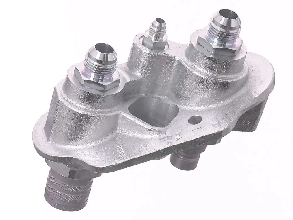 7246784 — Hydraulic Flat Face Quick Coupler Block - Assembly