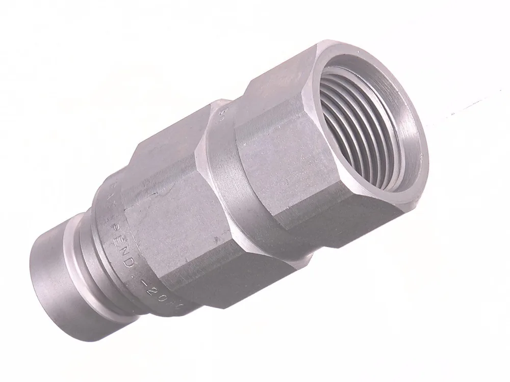 7246791 — COUPLER Flat Face Male 1/2" Body 3/4" SAE/ORB Thread