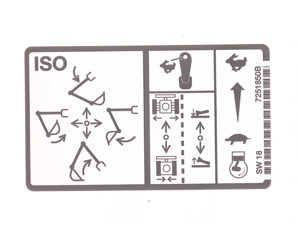 7251850 — Decal, Right-Hand ISO Basic