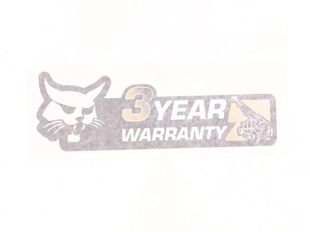 7294403 — DECAL 3 YEAR WARRANTY