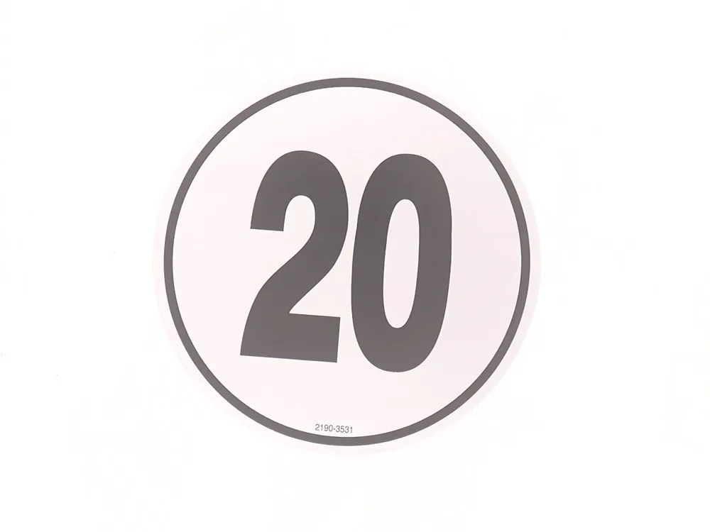 7302044 — Decal, Speed Range