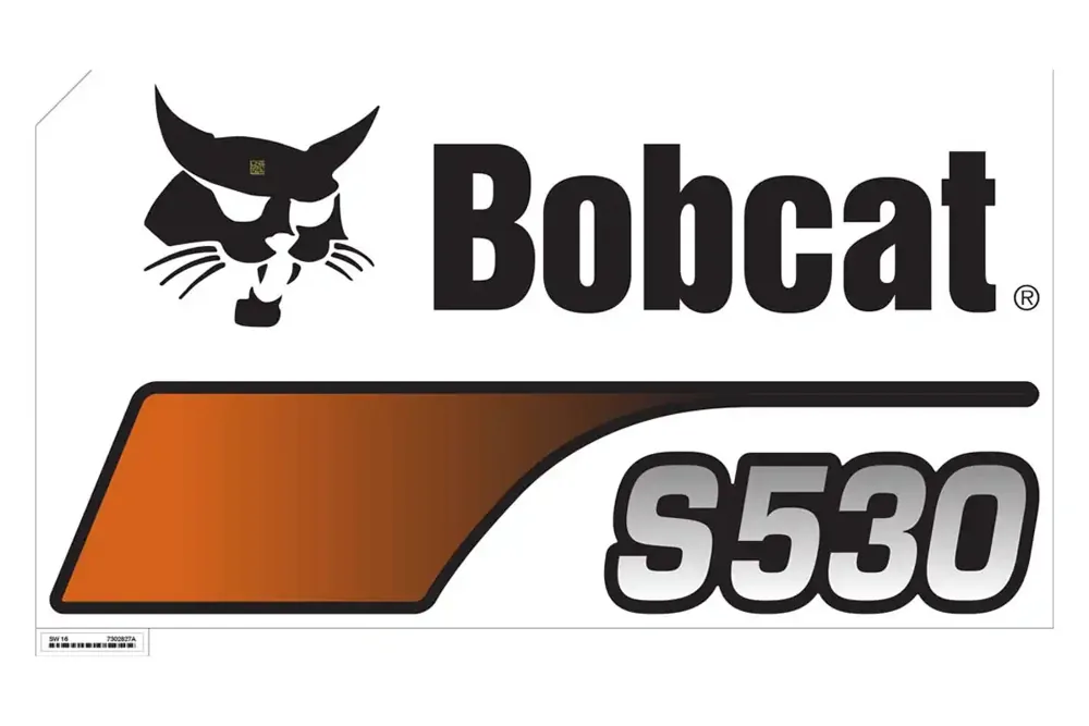 7302827 — DECAL UPRIGHT S530 RH