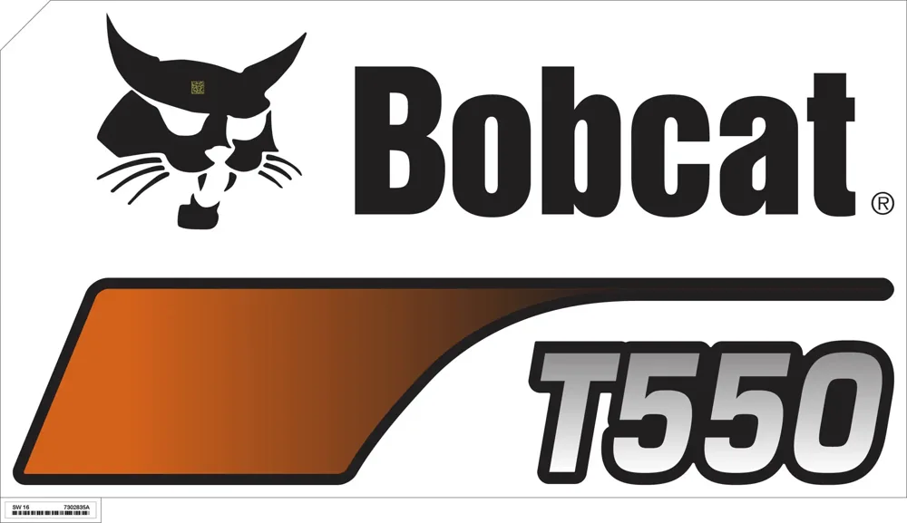 7302835 — DECAL UPRIGHT T550 RH