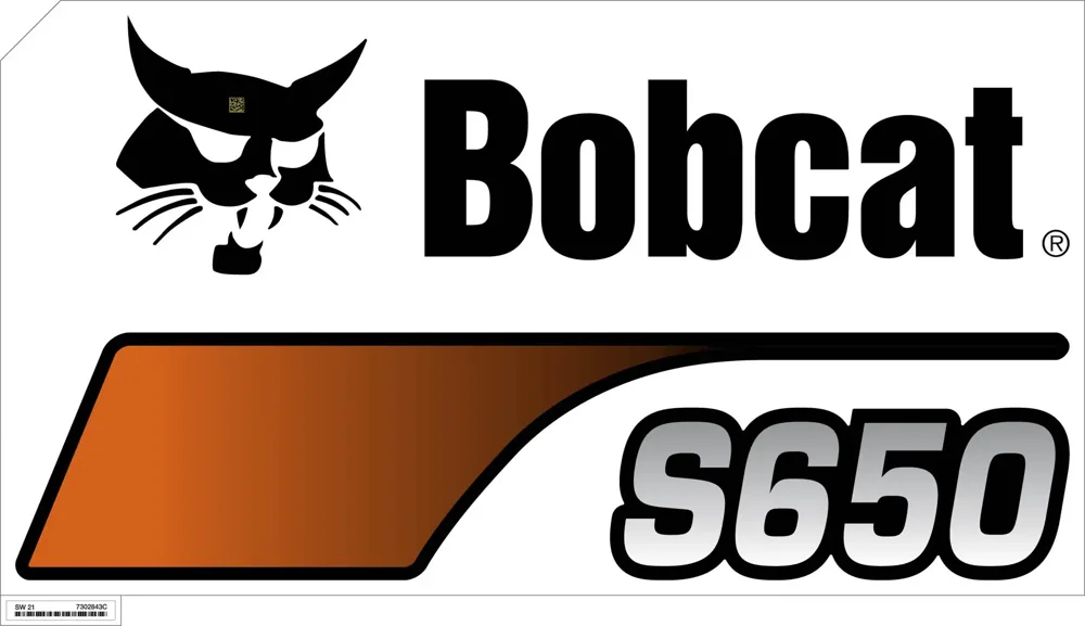 7302843 — DECAL UPRIGHT S650 RH
