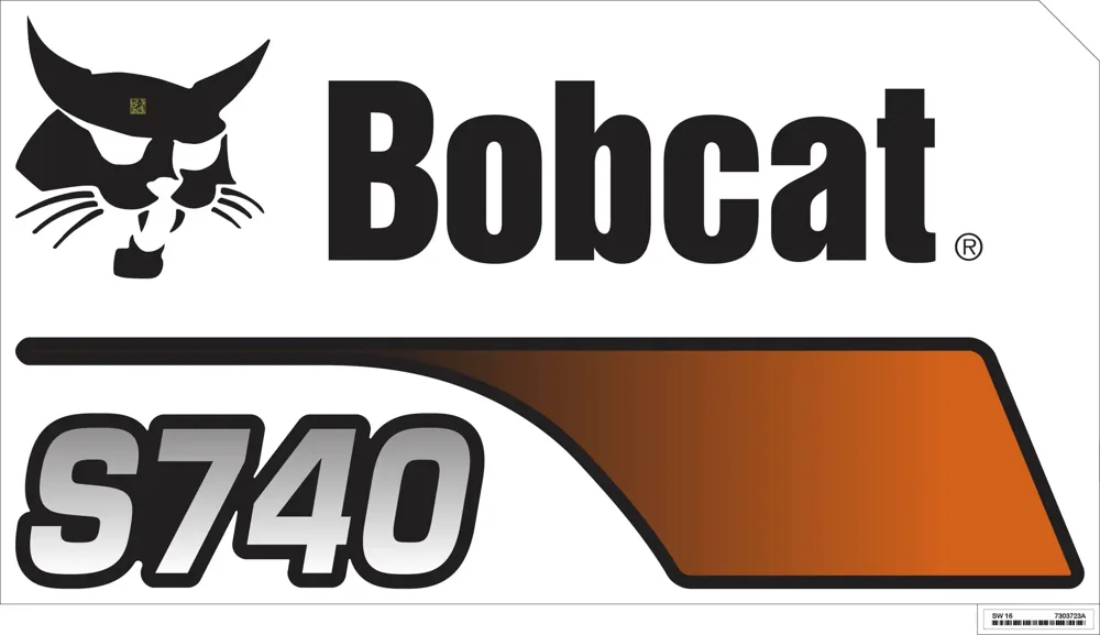 7303723 — DECAL UPRIGHT S740 LH