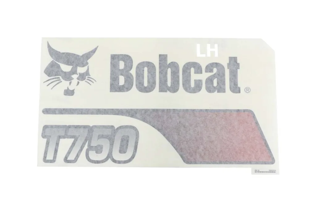 7303731 — DECAL UPRIGHT T750 Left-hand