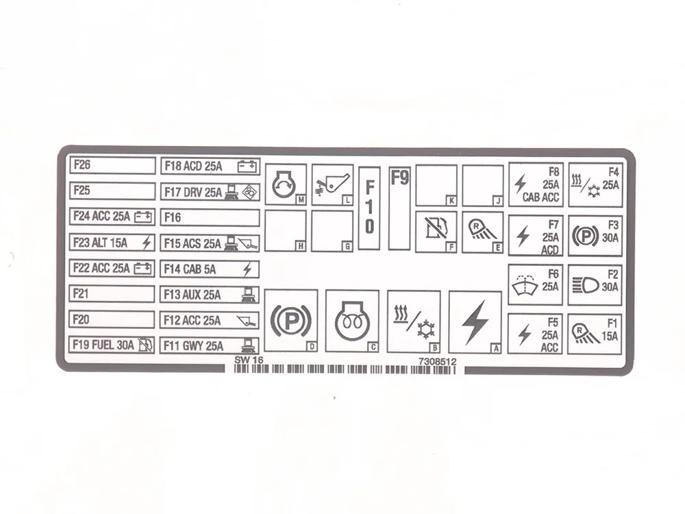 7308512 — Decal Fuse Relay